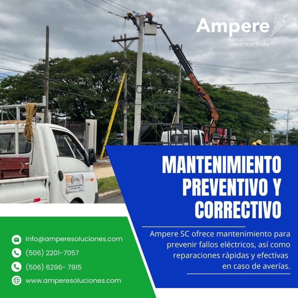 mantenimiento preventivo y correctivo para prevenir fallos eléctricos